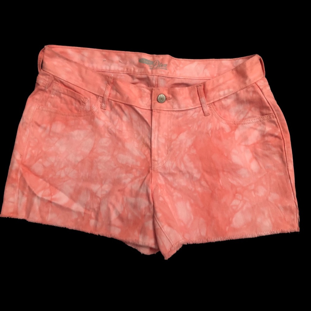 OLD NAVY NWOT Pink TieDye shorts sz 10